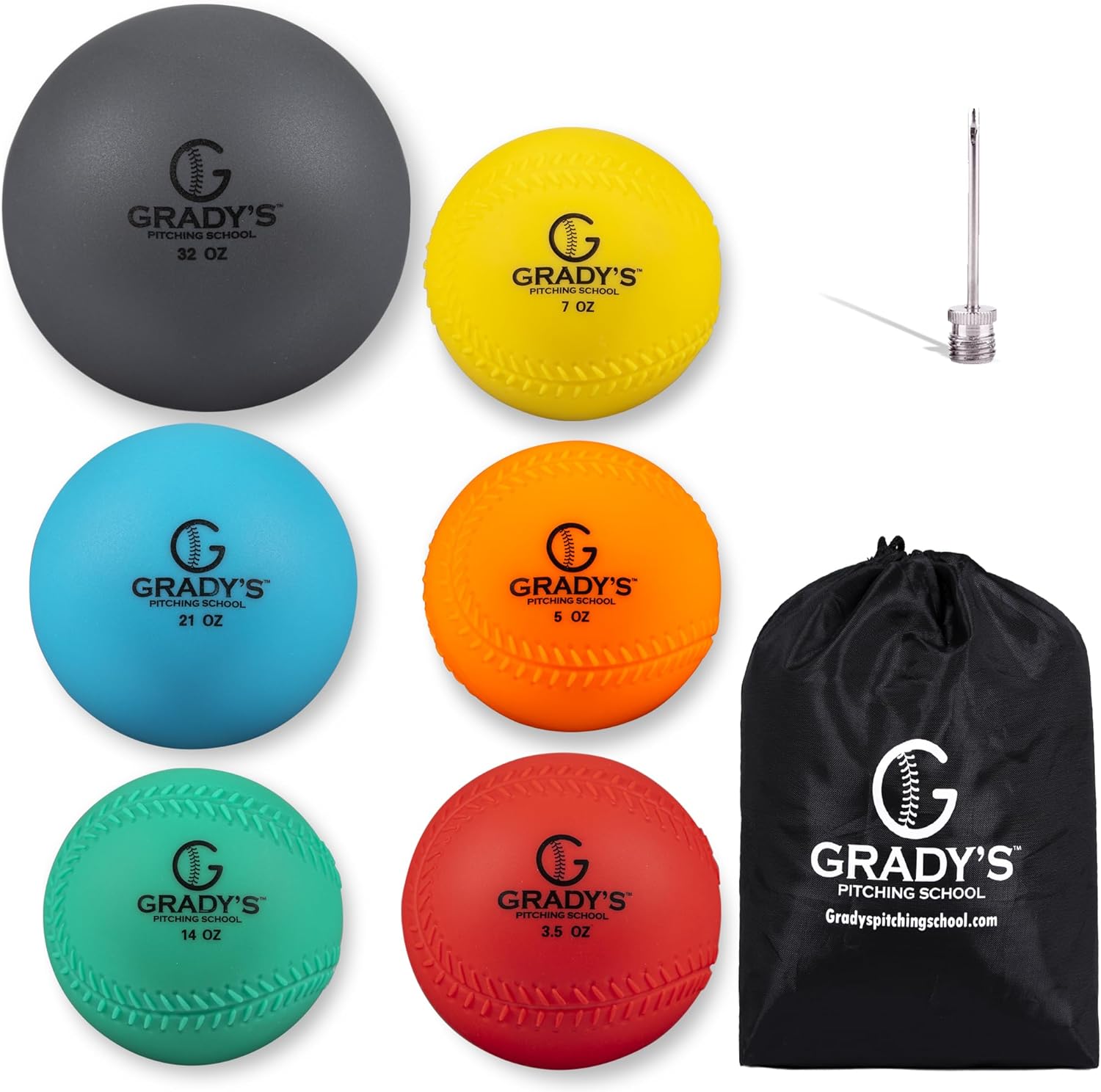 Coach Grady's Soft-Shell weighted ball set