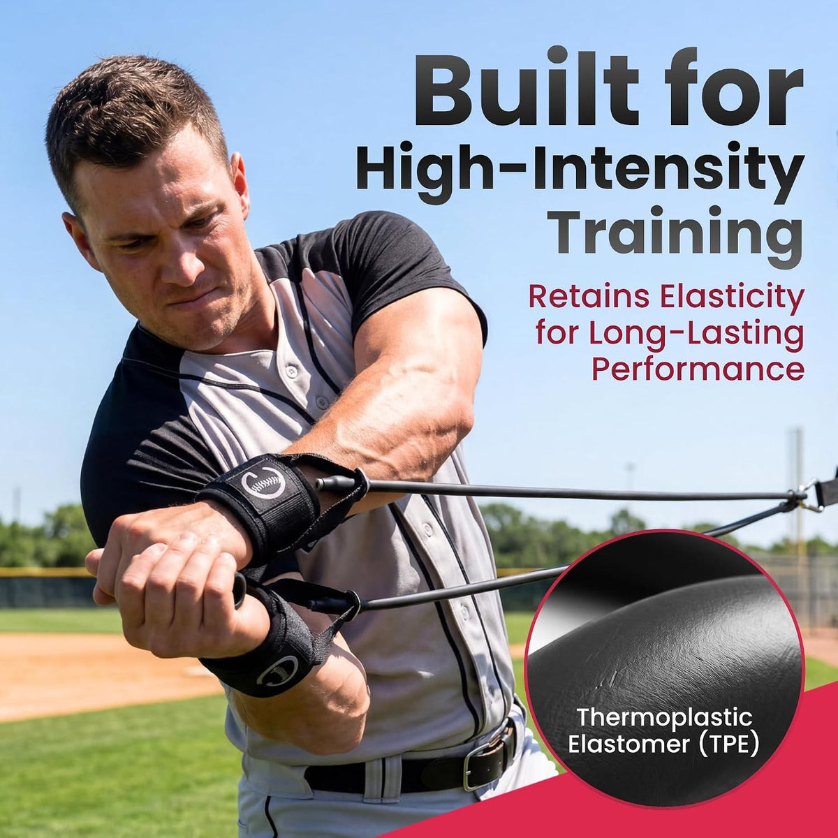 Black 20 lb band for high-intensity off-day work