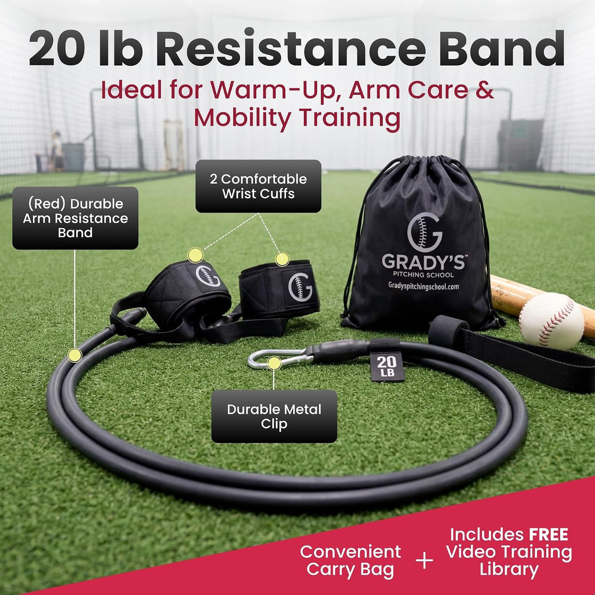 Black 20 lb band kit contents