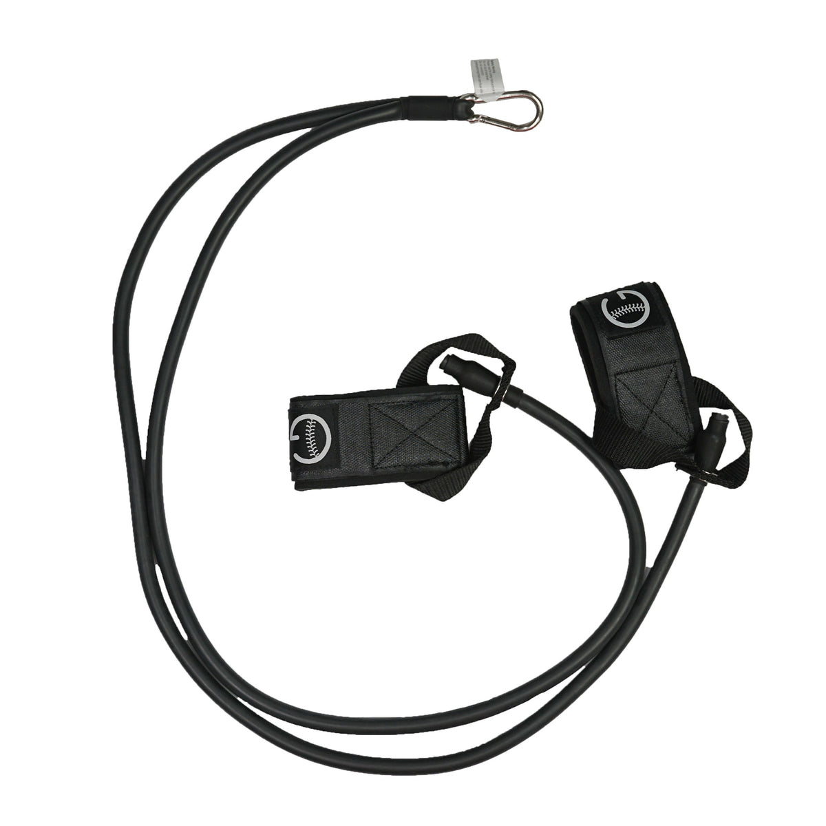 Black band with padded wrist cuffs