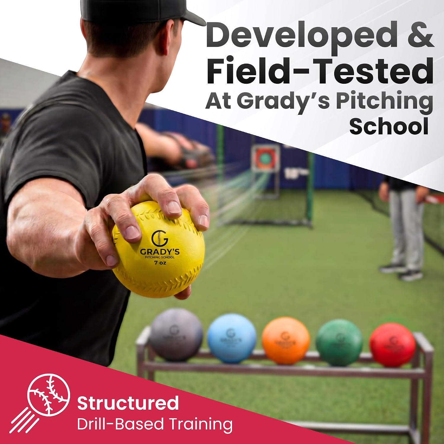 Soft-Shell Weighted Ball Set with Seams - velocity training