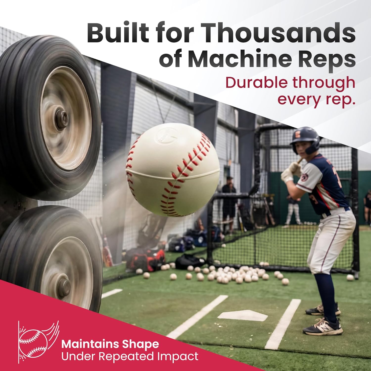 VeloBlast Pitching Machine Balls - no-sting hitting trainer