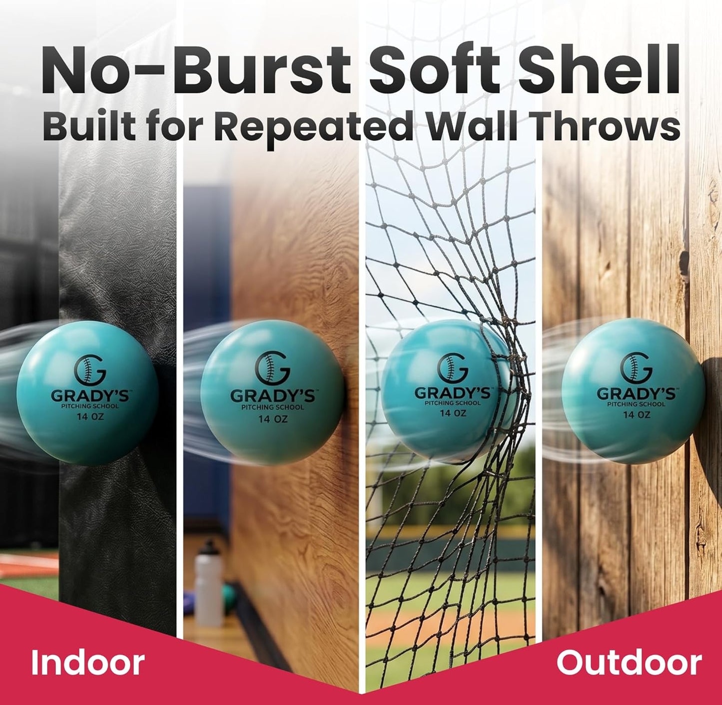 Soft-Shell Weighted Ball Set Smooth - velocity training