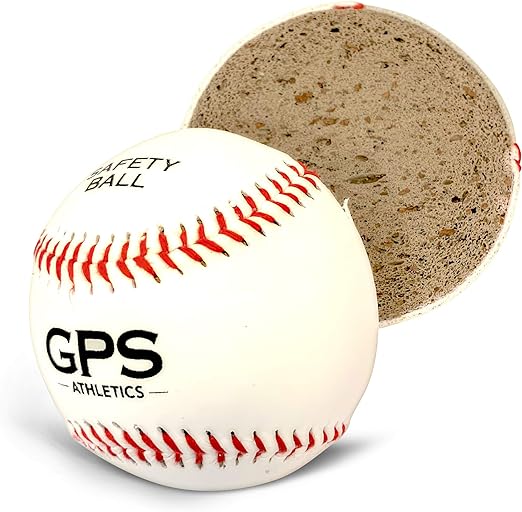 GPS 6 Practice Baseballs for Kids – Soft, Low-Impact Youth Training Baseballs (6-Pack)