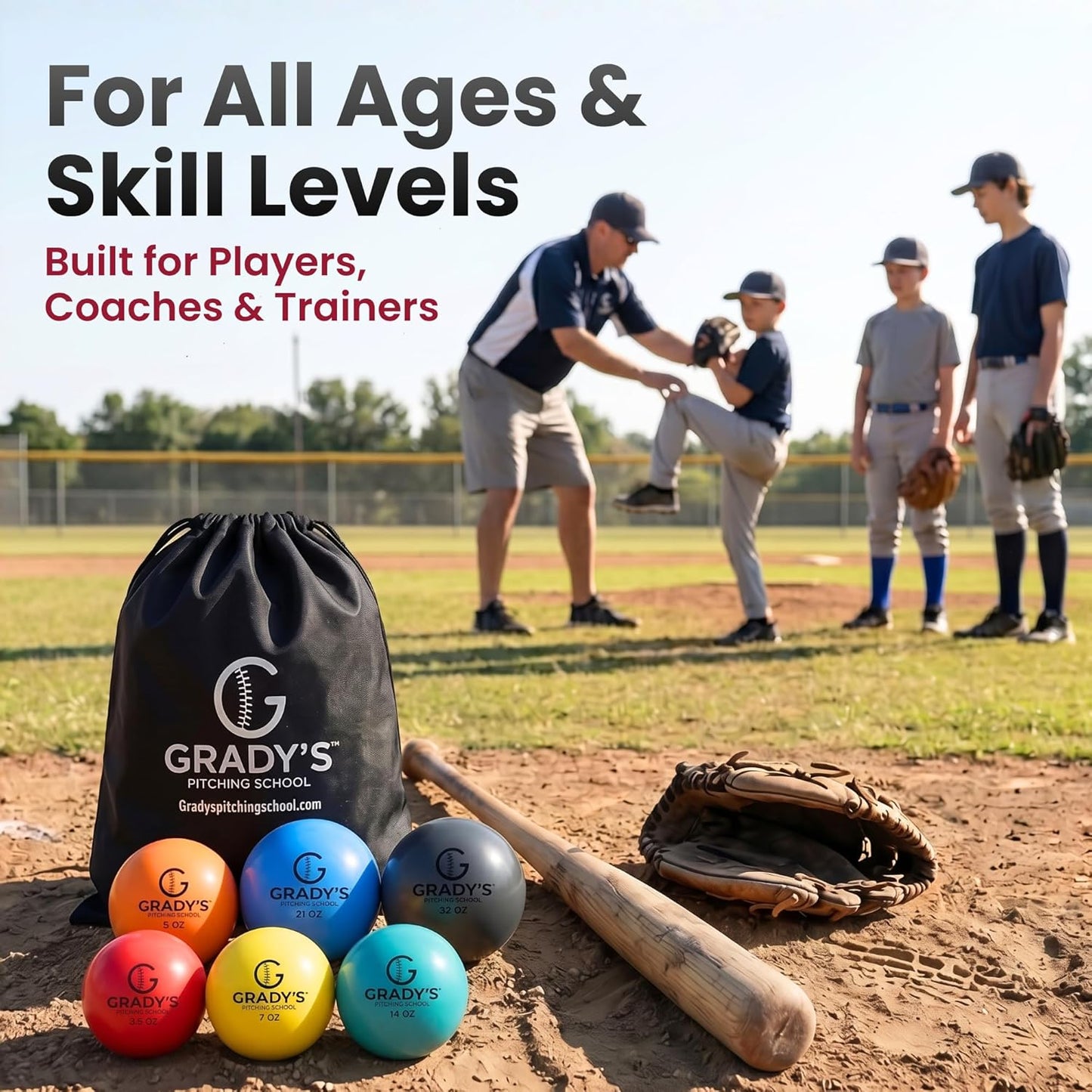Soft-Shell Weighted Ball Set Smooth - velocity training