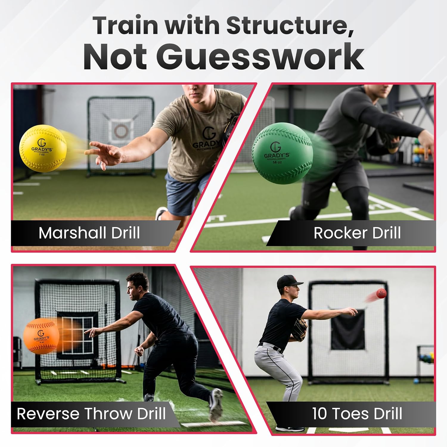 Soft-Shell Weighted Ball Set with Seams - velocity training