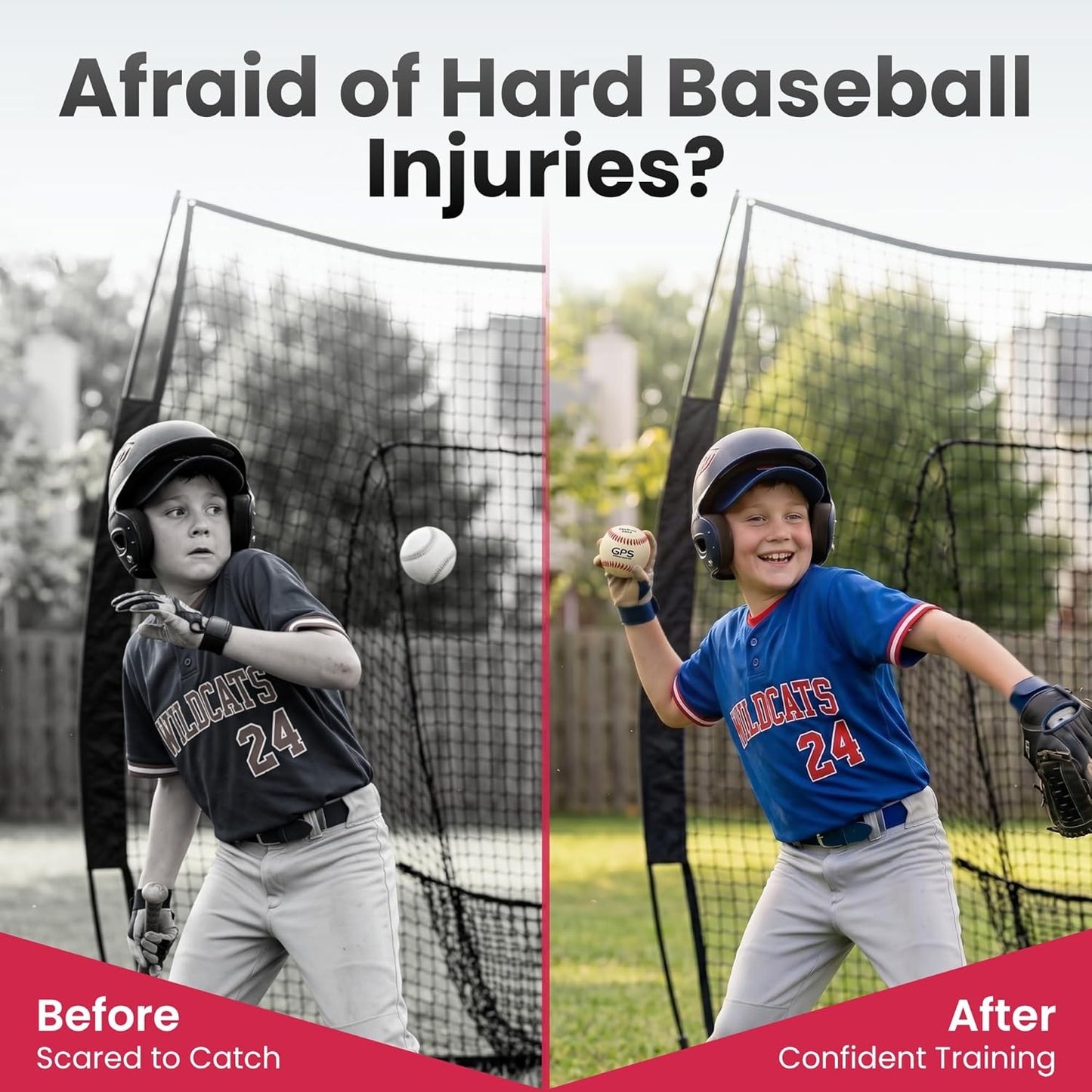 GPS 6 Practice Baseballs for Kids - soft low-impact