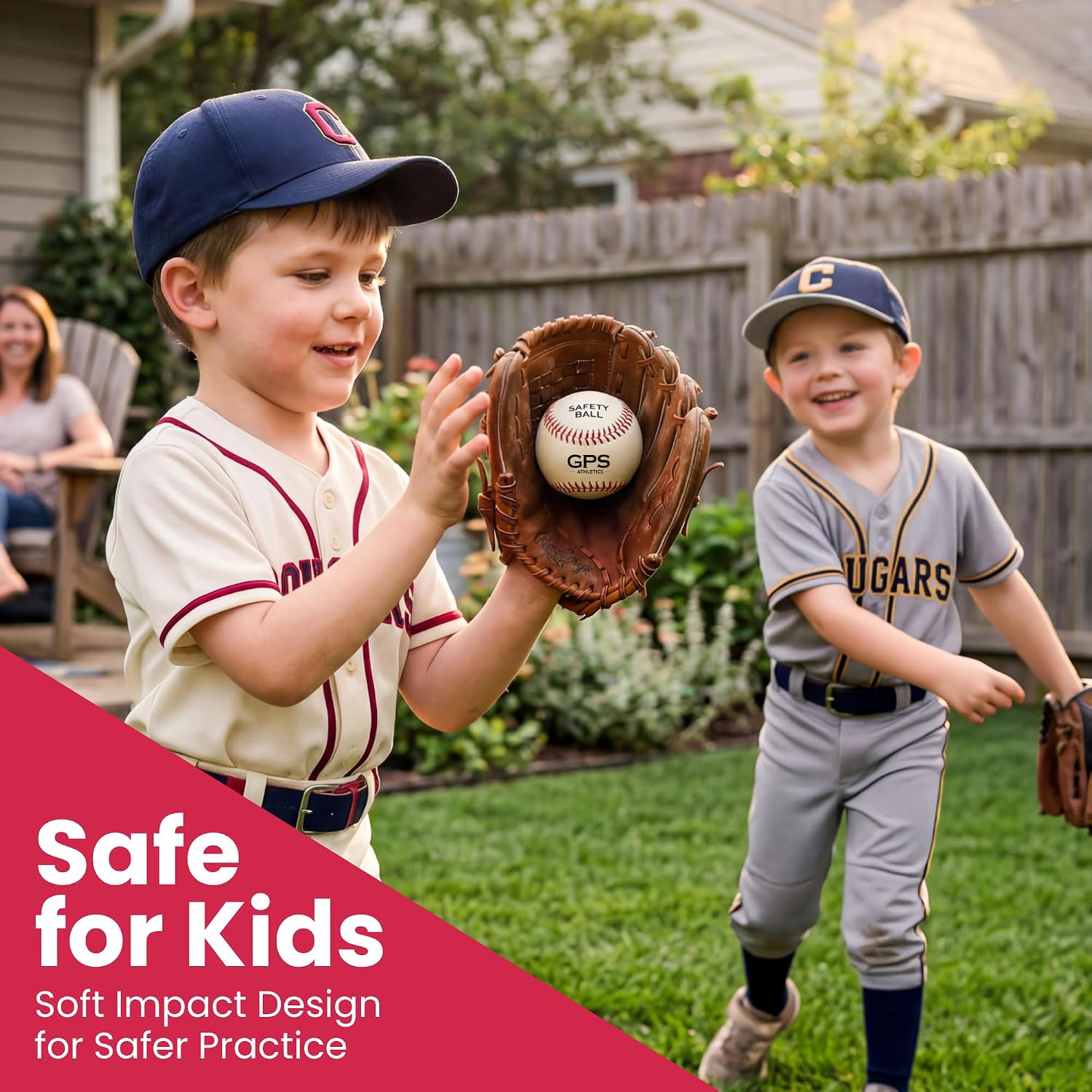 GPS 6 Practice Baseballs for Kids - soft low-impact